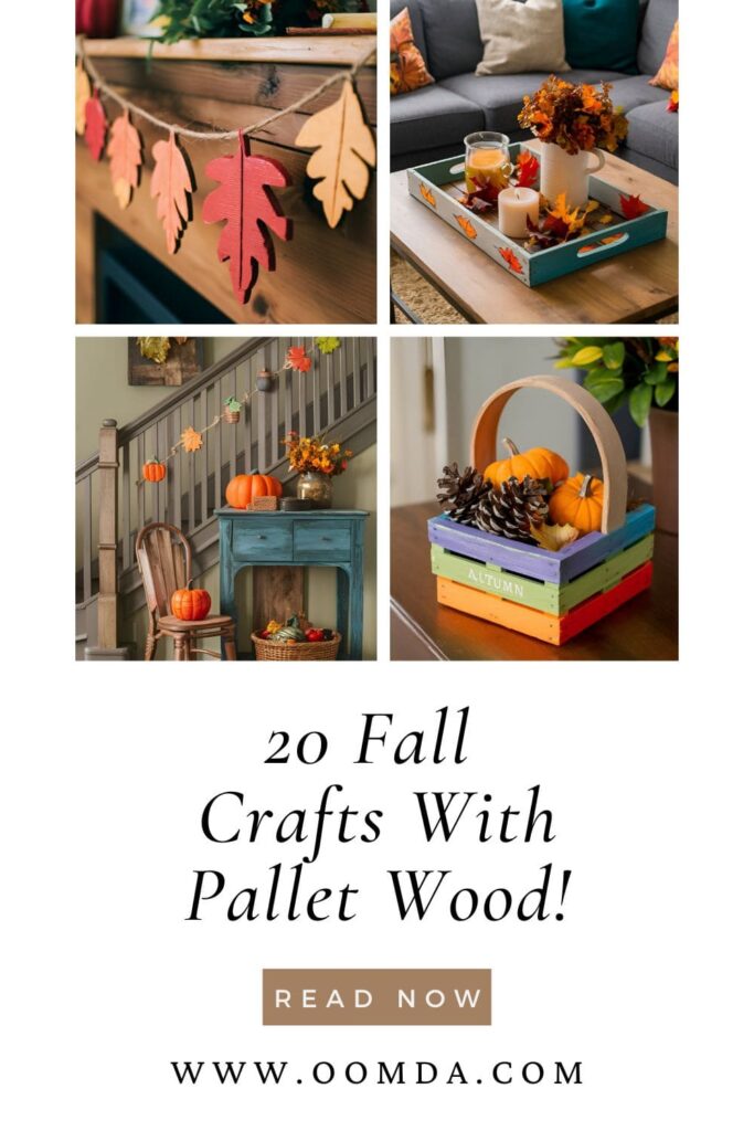 Fall Crafts With Pallet Wood Pin