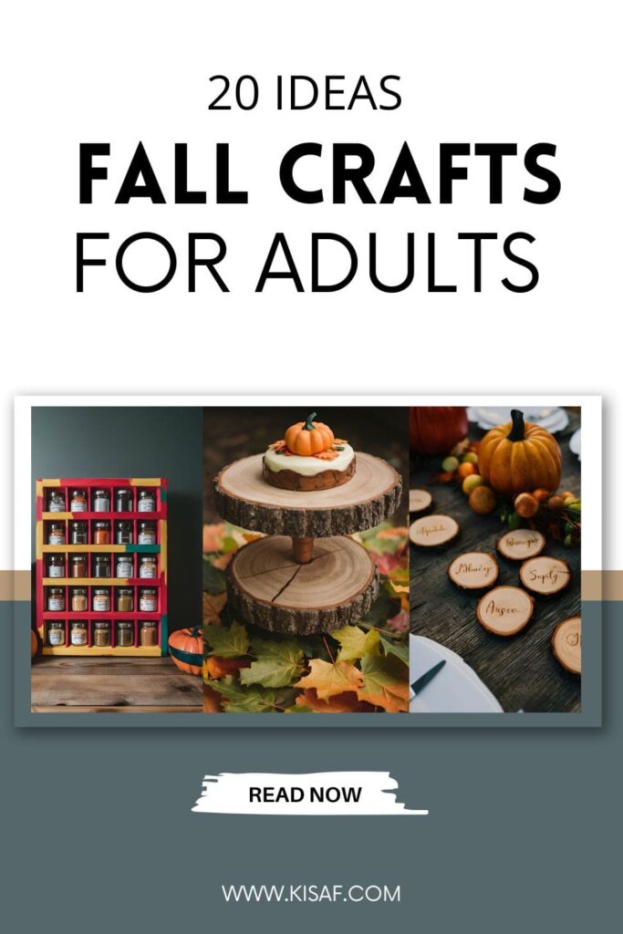 fall crafts for adults pin